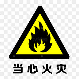 图标当心火灾插图