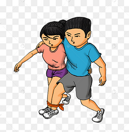 跑道png图下载 png下载psd手绘矢量卡通免抠秋季运动会跳远比赛下载