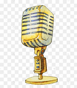 金色话筒话筒图片-金色话筒话筒图片素材免费下载-千库网