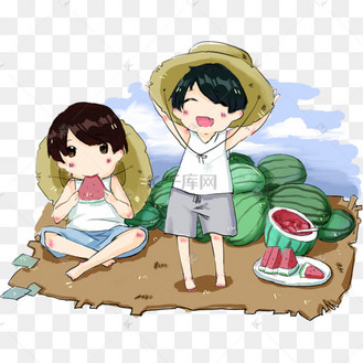 儿童吃水果图片_儿童吃水果设计图片素材大全-千库网