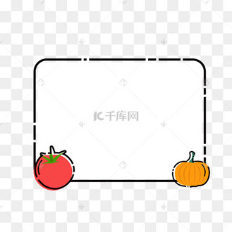 卡通可爱矢量边框