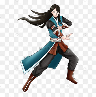 q版公子手绘漫画古代大侠客的公子哥古风帅哥