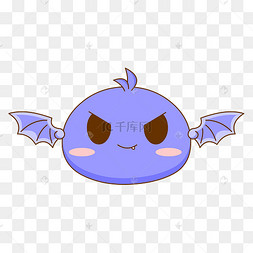 有翅膀的恶魔宠物小可爱免抠图
