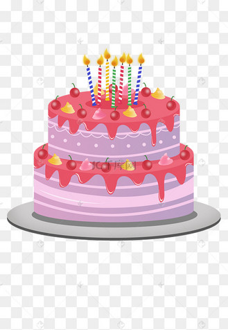 pop卡通艺术字pngpsd2岁毛笔字体pngpsd卡通可爱生日蛋糕定制活动促销