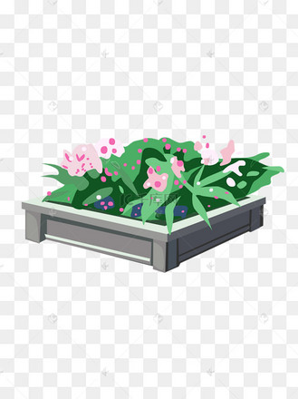 手绘花坛图片_手绘花坛设计图片素材大全-千库网