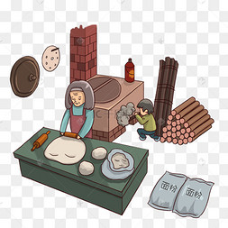 下载 png担担面食物下载 png下载psd特色美味小吃担担面插画