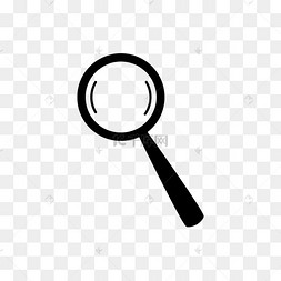 放大镜圆形图标
