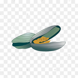 海鲜花甲手绘插画