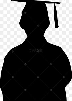 博士帽剪影免抠矢量免抠男孩女孩奔跑剪影妈妈抱着宝宝剪影png免抠图