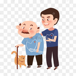 卡通插画感恩节