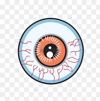 带血丝的眼球手绘人体器官人体五官眼睛结构