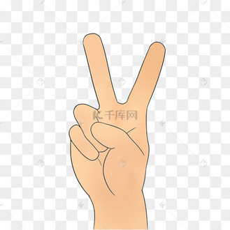 右手yes手势插图