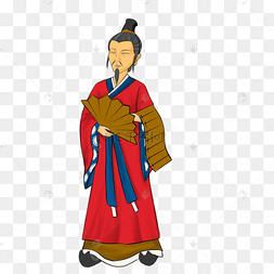 教师节古代教育人物授教png免抠