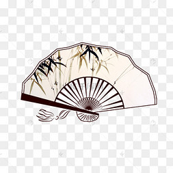 折扇手绘图片-折扇手绘图片素材免费下载-千库网