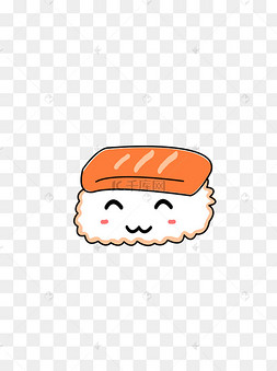 卡通寿司食物