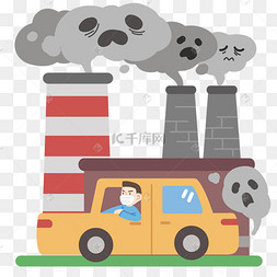 工厂汽车废气污染