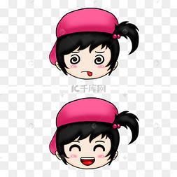 下载 png下载psd手绘卡通抱箱子的女孩免扣元素下载 png下载psd卡通小