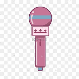 卡通音乐话筒插画图片-卡通音乐话筒插画图片素材免费下载-千库网