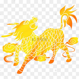 with snap正版山海经神兽正版下载 png下载psd神兽麒麟卡通手绘设计可