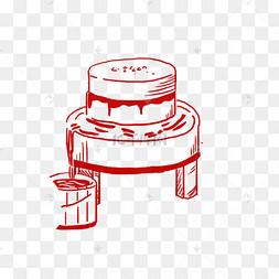 卡通石磨png下载