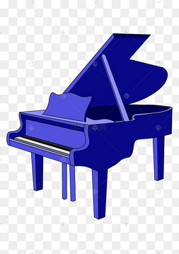 钢琴卡通图片