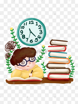 卡通高考人物图片-卡通高考人物图片素材免费下载-千库网