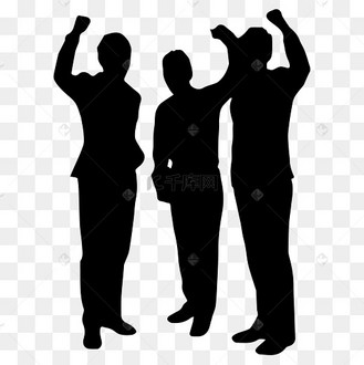 企业人物加油剪影