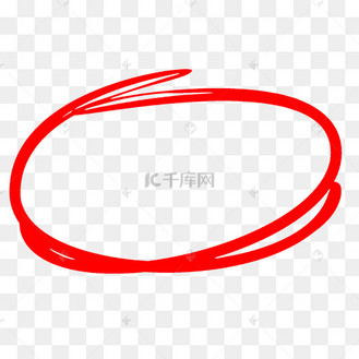 手绘红圈