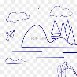 白云简笔画