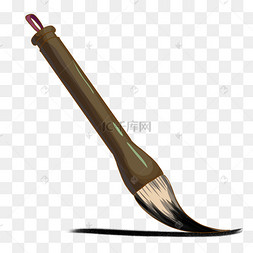 插画毛笔