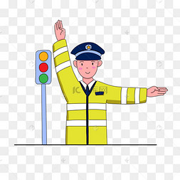 指挥交警