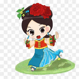 王妃古风美女q版妃嫔q版格格公主17