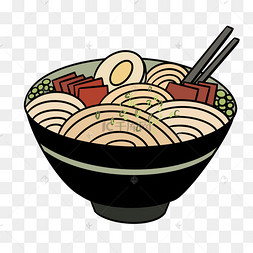 面条下载 png下载psd黑色的碟子免抠图下载 png下载psd手绘西红柿底纹