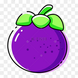 卡通水果山竹