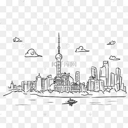 上海建筑手绘