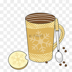 q版咖啡杯卡通手绘