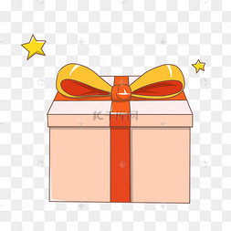 黄色的礼品盒