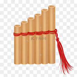 卡通中国乐器竹萧黑色木质老式萧插图白色口萧笛子插图少爷古装萧平旌