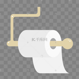 白色卷纸吸油纸矢量