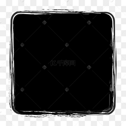 png下载psd水墨兰花中国风边框下载 png下载psd黑色中国风水墨圈圈