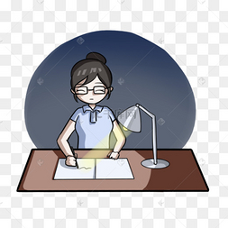 png下载psd教师节老师人物头像插画下载 jpg下载eps作家记者科学家