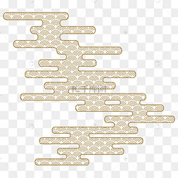 日本传统云纹底纹