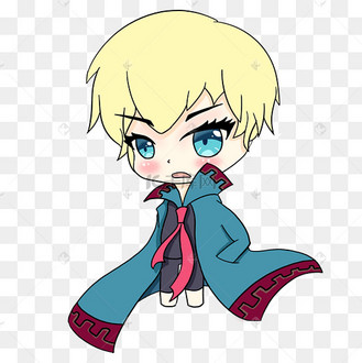 手绘卡通披风男生png格式