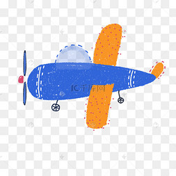 蜡笔玩具小飞机
