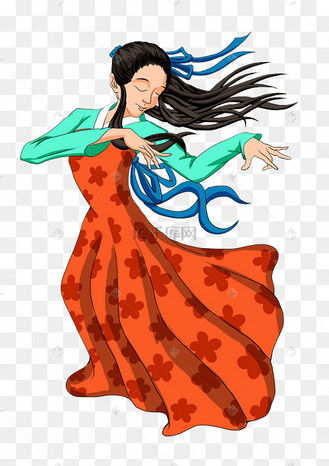 古风人物之翩翩起舞