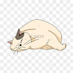 png下载psd世界睡眠日卡通手绘抱着枕头的睡觉的女孩和宠物猫下载 png