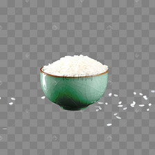 主食一碗大米饭大米粒