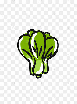卡通小白菜