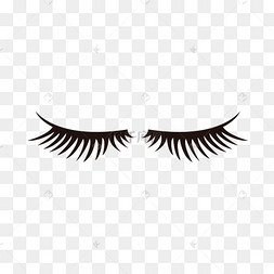 卡通动物睫毛