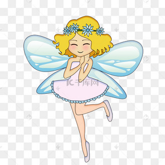 卡通花仙子png素材